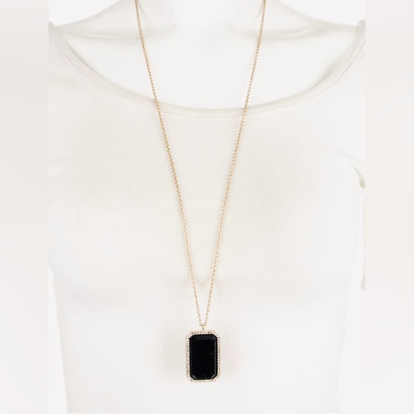 Kate Spade Night Sky Jewels Resin Pendant Neck-lace, Blue with crystals - Picture 7 of 8